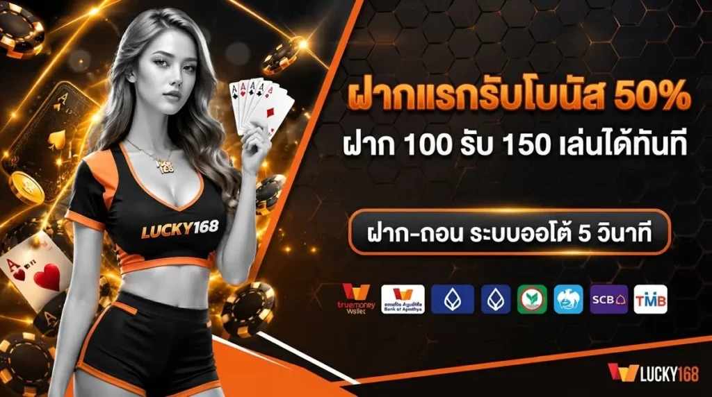 ฝากแรกรับโบนัส 50%