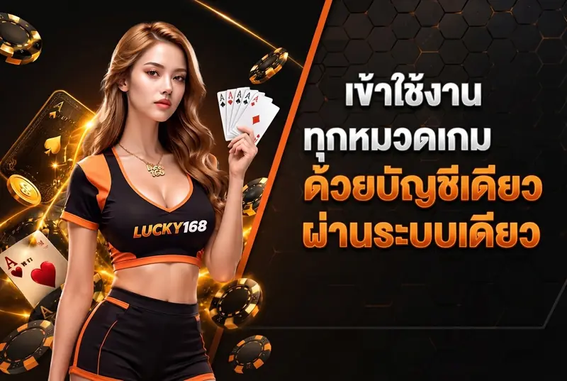 เข้าใช้งานทุกหมวดเกมด้วยบัญชีเดียวผ่านระบบเดียว